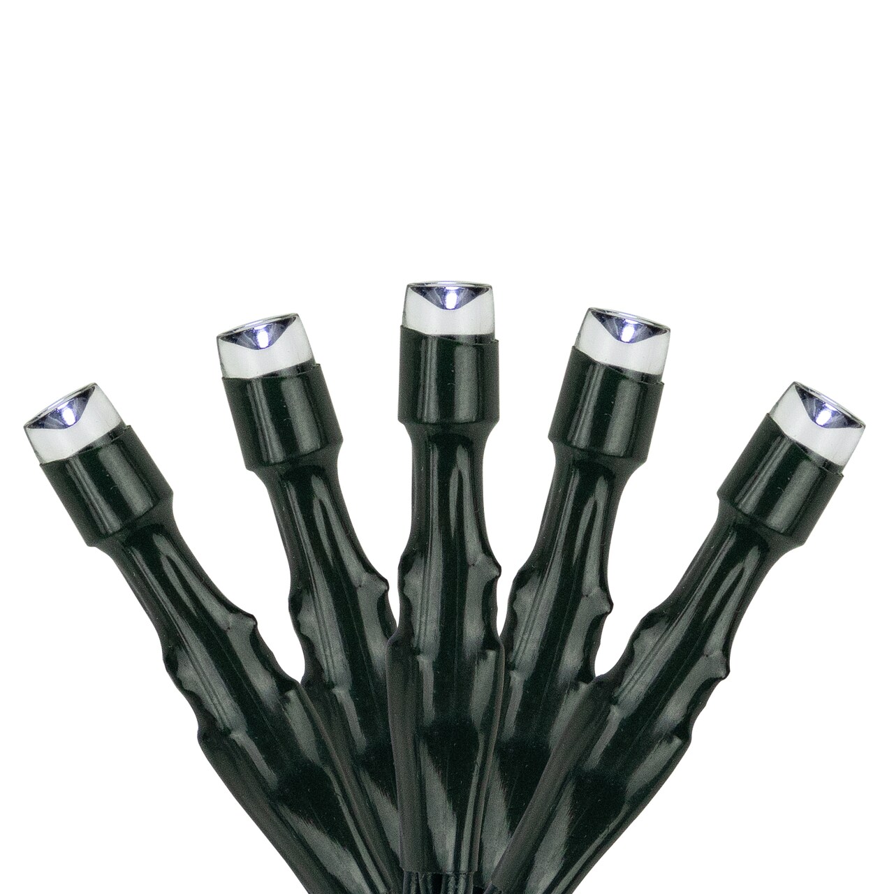 Northlight LED Solar Power Christmas Light Set - Pure White - 66.25' Green Wire - 200ct